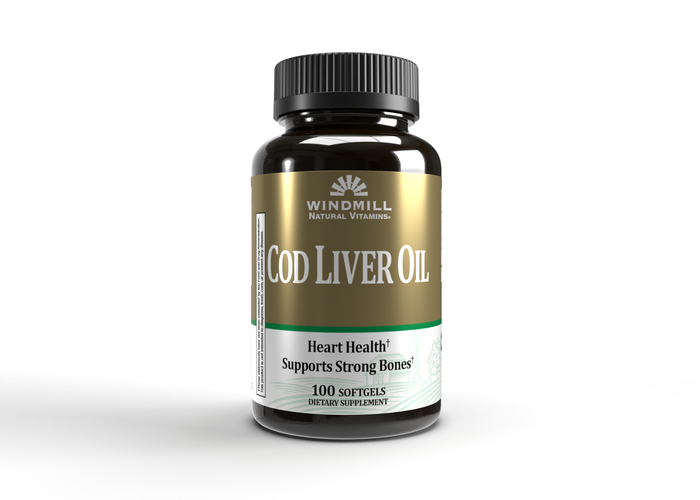 COD LIVER OIL NATURL SFGL 100CT WINDMILL