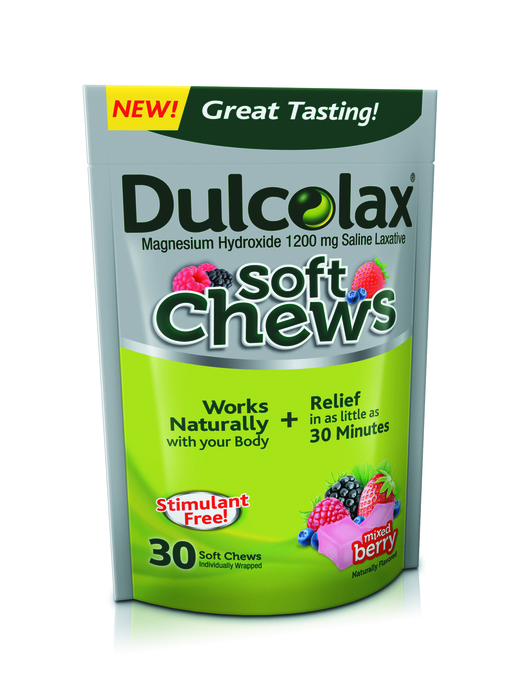 Dulcolax Laxative Mixed Berry Soft Chewable Tablets 30ct