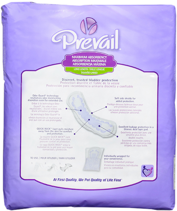 PREVAIL BLADDER CONTROL PAD LONG FQ