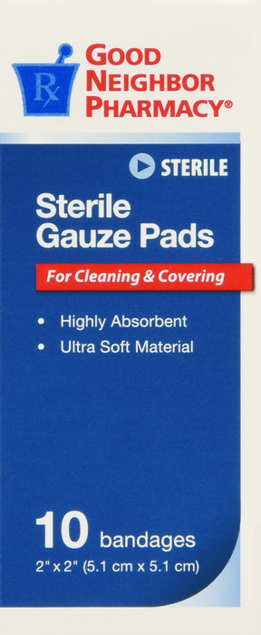 Good Neighbor Pharmacy Sterile Gauze Pads 2x2 10ct