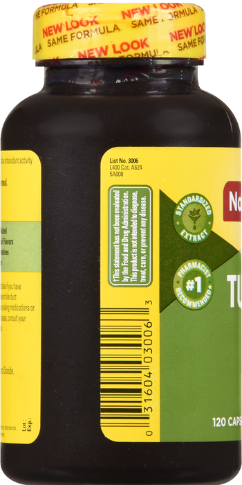 Nature Made TURMERIC 500MG CAP 120ct