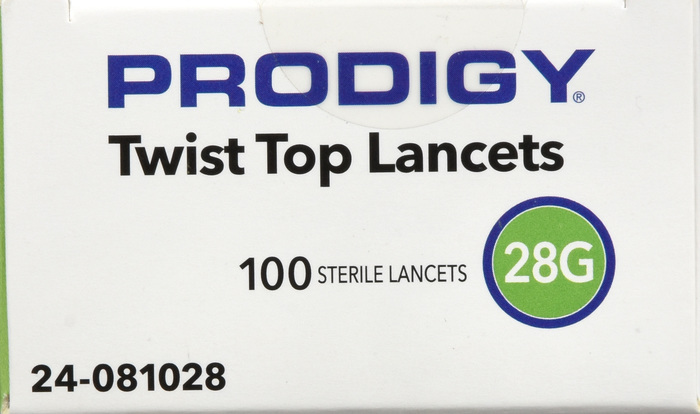 Prodigy Lancets Twist Top 28G 100ct