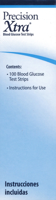 PRECISION XTRA TEST STRIP 100CT