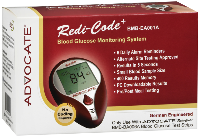 ADVOCATE REDICODE PLUS GLUCOSE METER DS