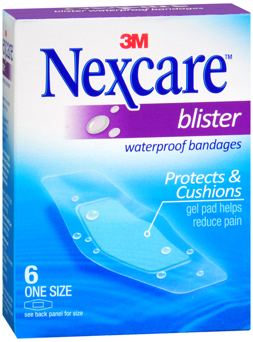 Nexcare Blister Waterproof Bandages 6ct