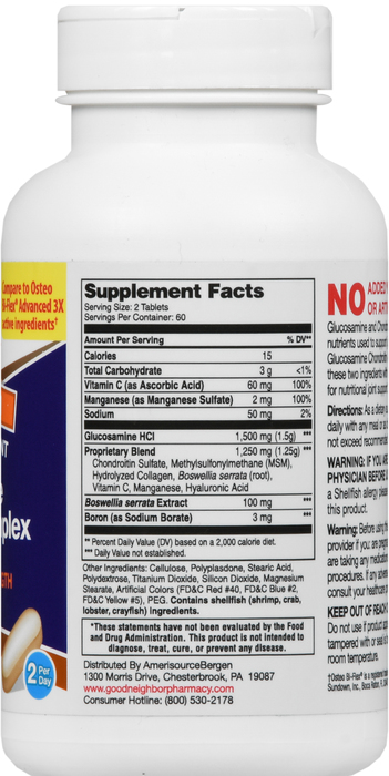 Good Neighbor Pharmacy Glucosamine Chondroitin Advanced Triple Strength Tablets 120ct