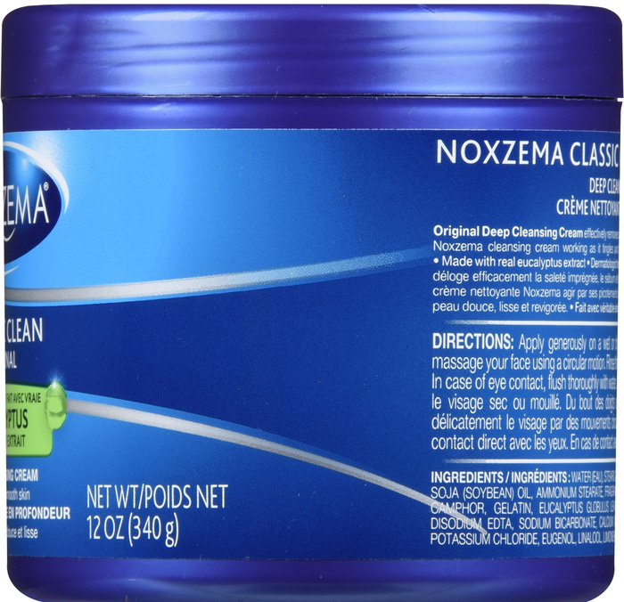 Noxzema Classic Clean Cleanser Original Deep Cleansing Cream 12oz