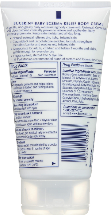 Eucerin Baby Eczema Relief Body Cream 5oz