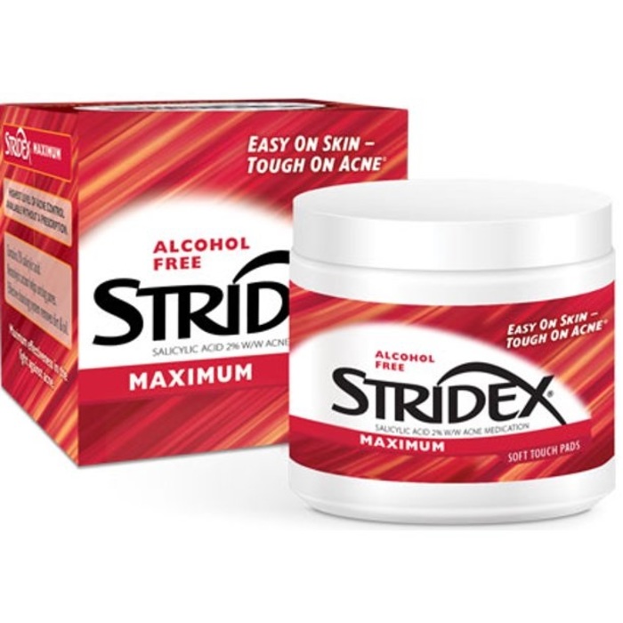 Stridex Maximum Strength Alcohol Free Acne Pads 55ct