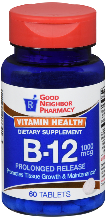 Good Neighbor Pharmacy Vitamin B-12 1000mcg Tablets 60ct