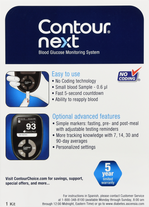 Contour Next Meter All-In-One Kit 1ct