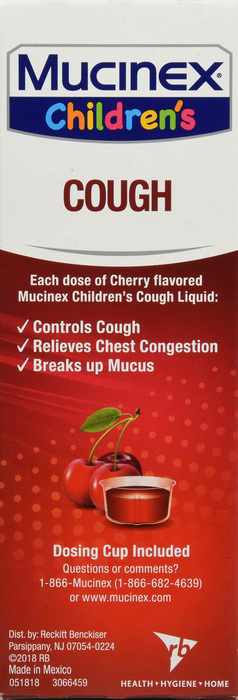 Children's Mucinex Cough Expectorant Cherry Liquid 4oz