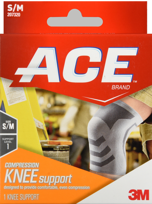 ACE COMPRESSION KNEE SUPPORT S/M