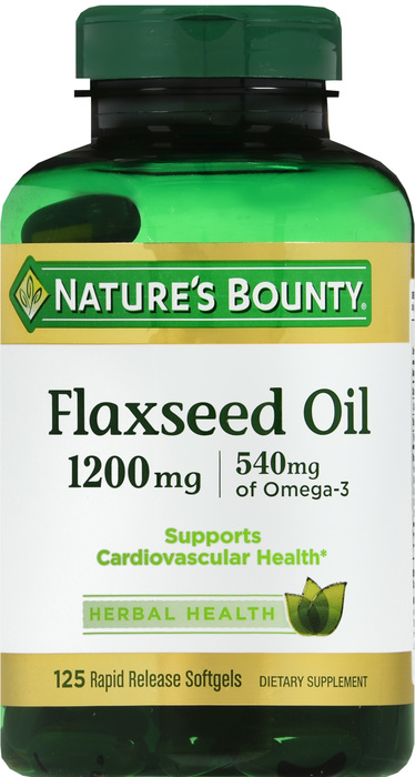 FLAX OIL 1200MG SGC 125CT NAT BOUNTY