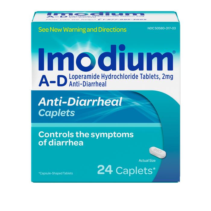 Imodium A-D Anti-Diarrheal Relief Caplets 24ct