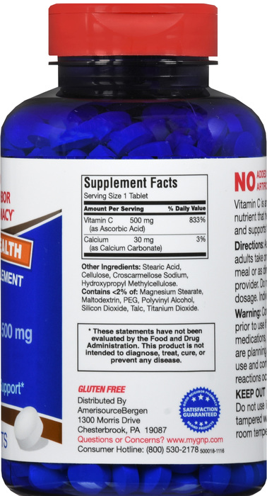 Good Neighbor Pharmacy Vitamin C 500mg Tablets 500ct