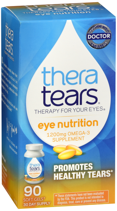 TheraTears Nutrition Omega-3 1200mg Capsules 90ct