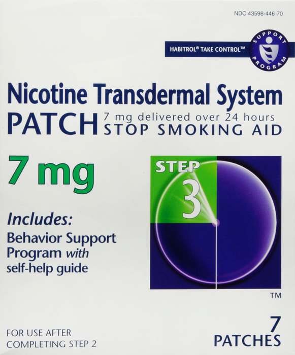 Habitrol Nicotine Transdermal System 7mg Stop Smoking Aid Patch 7ct