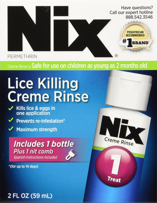 NIX CREAM RINSE 1% 2OZ