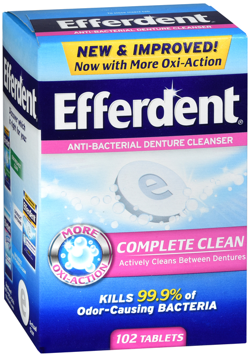 Efferdent Denture Cleanser Original 102ct