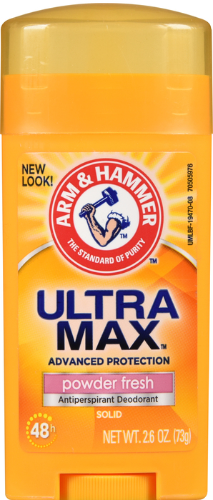 ARM & HAMMER ULTRAMAX DEODORANT ANTIPERSPIRANT OVAL POWDER 2.6OZ