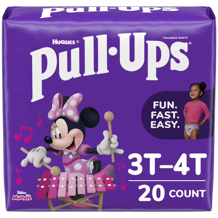 HUGGIES PULL-UPS GIRLS 3T-4T 4X20CT