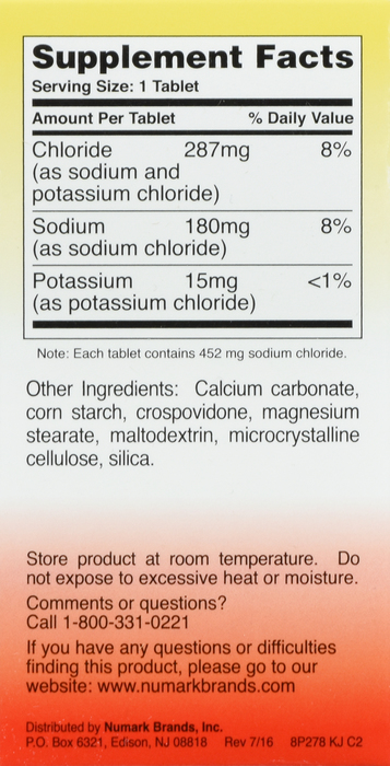 Thermotabs Salt Supplement Buffered Tablets 100ct