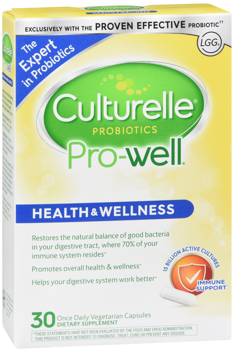 Culturelle Probiotic Health & Wellness Capsules 30ct