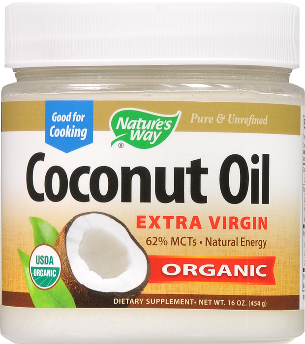 COCONUT OIL ORGANIC 16OZ NATURES WAY