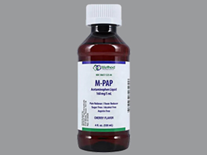 M-PAP ACETAMINOPHEN 160MG/5ML LIQ 4OZ