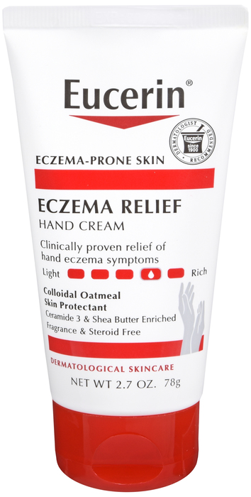 EUCERIN ECZEMA RELIEF HAND CREAM 2.7OZ