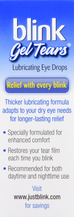 Blink Gel Tears Lubricating Eye Drops 10ml