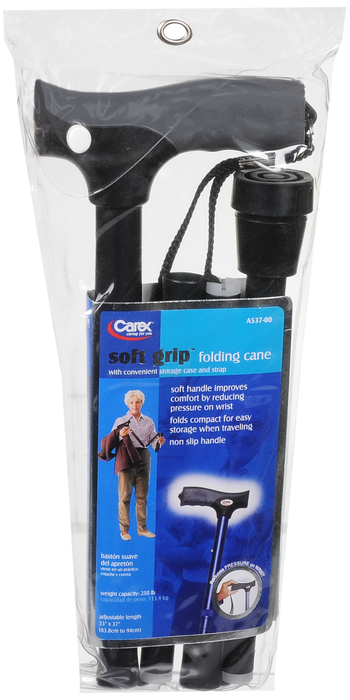 Cane Derby Soft Grip Black