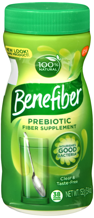 Benefiber Fiber Supplement Powder 38 Servings 5.4oz