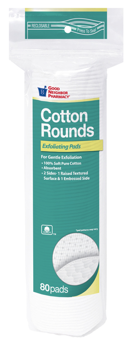 Good Neighbor Pharmacy Cotton Exfoliating Rounds 80ct