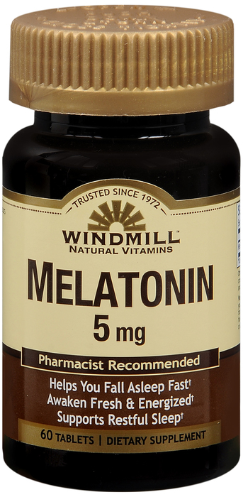 Windmill Melatonin 5mg Tablets 60ct