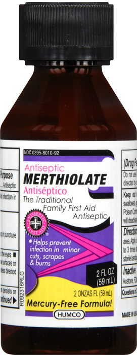 MERTHIOLATE MERCURY FREE LIQ 2OZ HUMCO