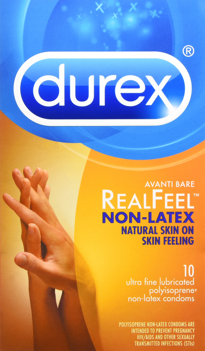 Durex RealFeel Non-Latex Condom 10ct