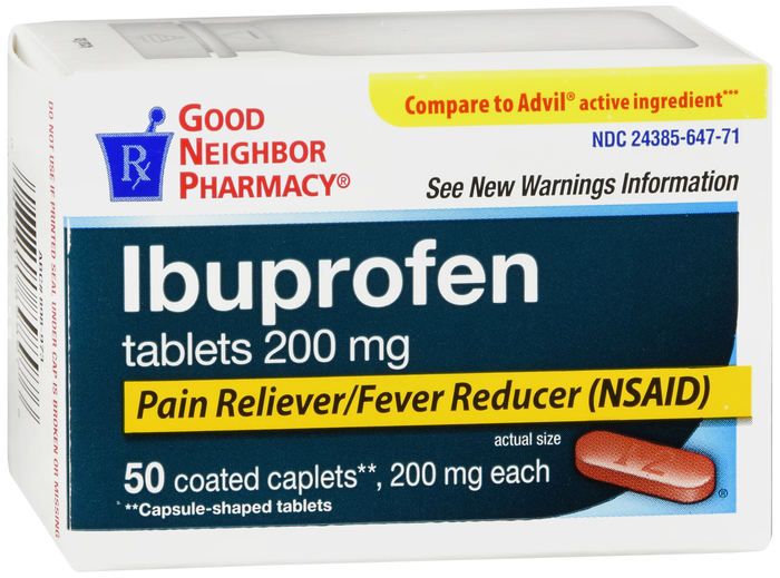 Good Neighbor Pharmacy Ibuprofen Coated Tablets 200mg 50ct