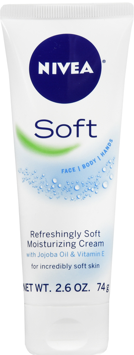 NIVEA SOFT MOISTURIZING CREME TUBE 2.6OZ