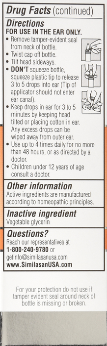 Similasan Ear Ache Relief Drops 0.33oz
