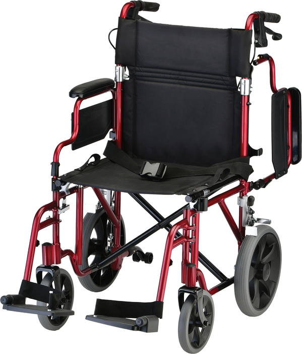 NOVA Transport Chair 19" HBKS FDA Red 352R