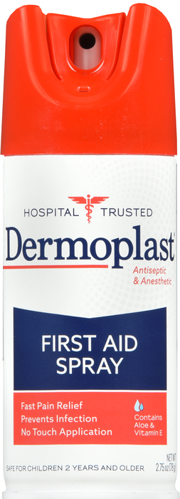 Dermoplast First Aid Antibacterial and Antiseptic & Pain Relieving Spray 2.75oz