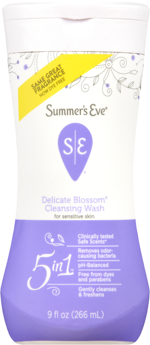 Summer's Eve Delicate Blossom Feminine Cleansing Wash 9oz