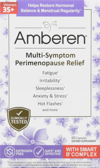 AMBEREN PERIMENOPAUSE RELIEF CAP 60CT