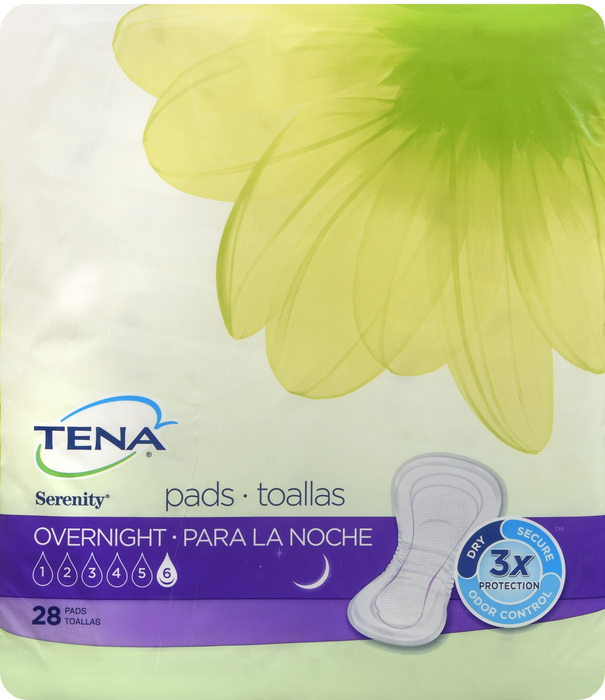 Tena Serenity Intimates Overnight Pads 28ct