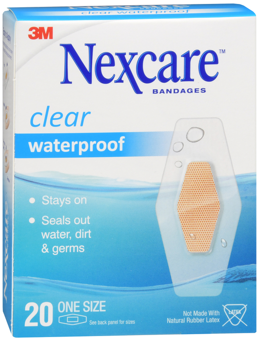 NEXCARE WATERPROOF ONE SIZE 20 CT