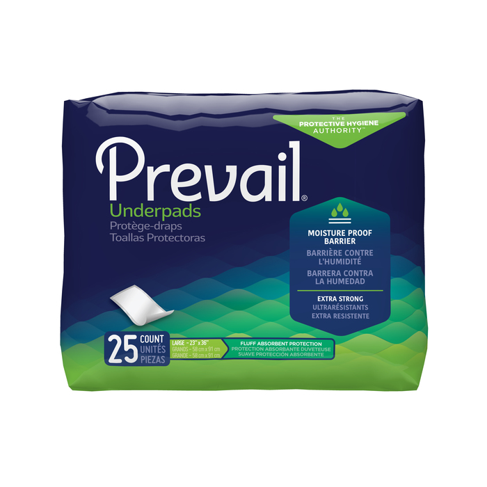 Prevail Underpads 23x36" 6x25ct