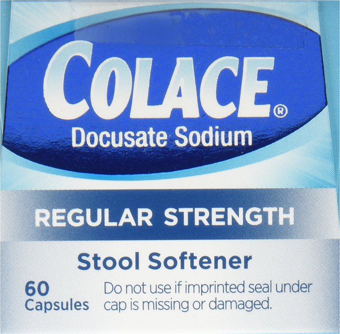 Colace Stool Softener 100mg Capsules 60ct