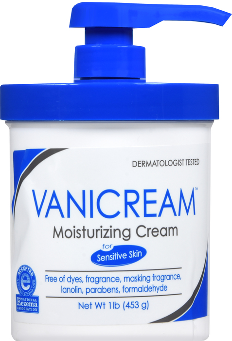 Vanicream Moisturizing Skin Cream Jar w/Pump 16oz